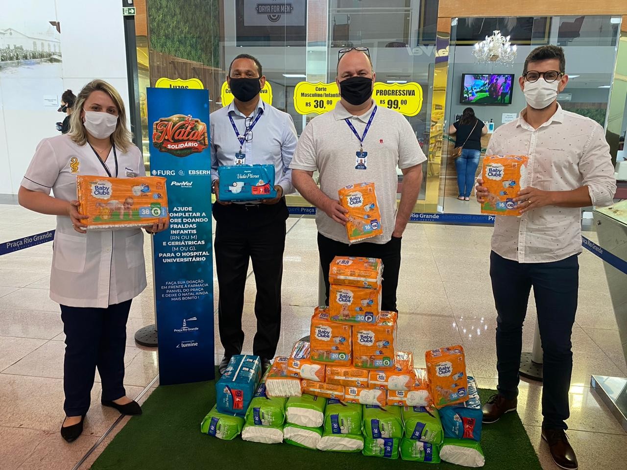 HU-Furg realiza campanha de arrecadação de fraldas em Rio Grande