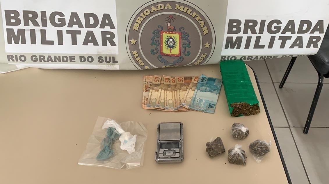 Casal é preso por tráfico de drogas em Pelotas