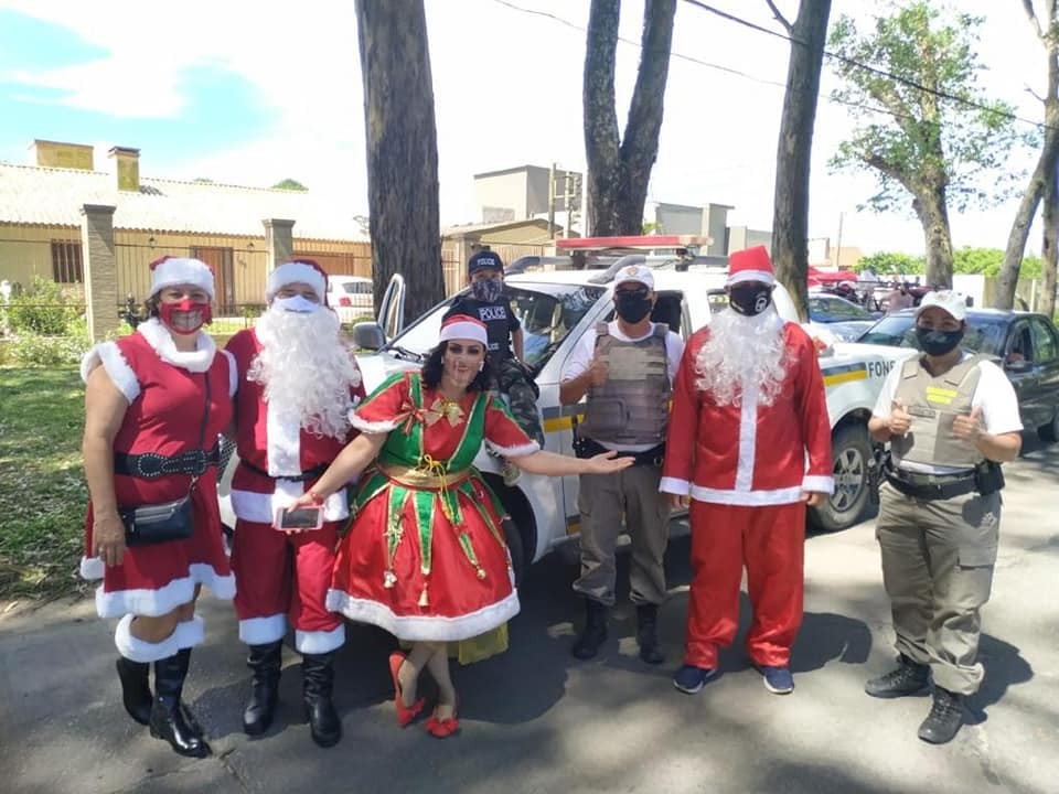 Brigada Militar realiza distribuição de brinquedos para crianças de Rio Grande