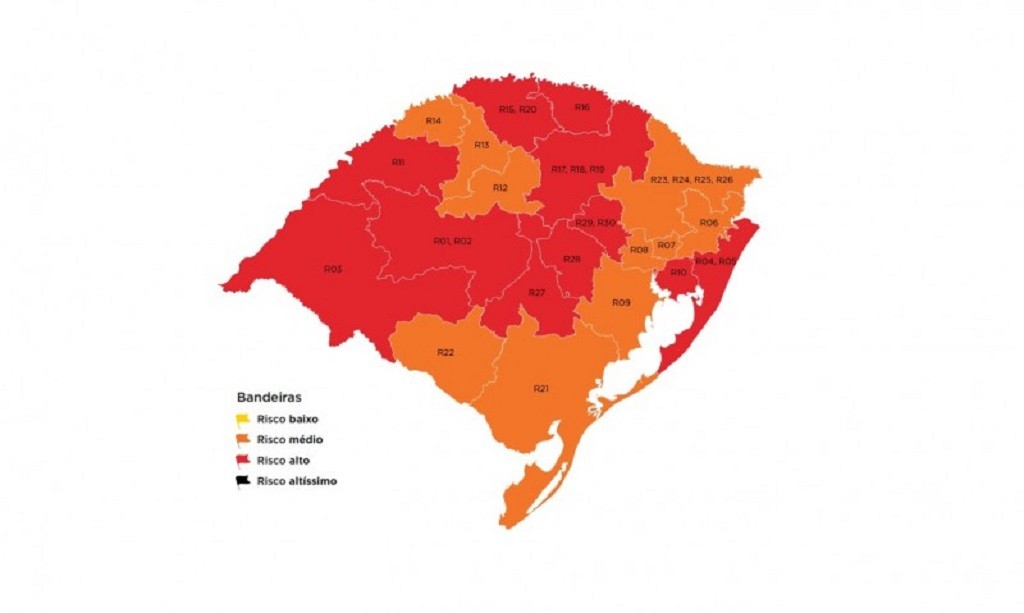 Governo indefere recursos e mapa definitivo da 39ª rodada permanece com 11 regiões em vermelho