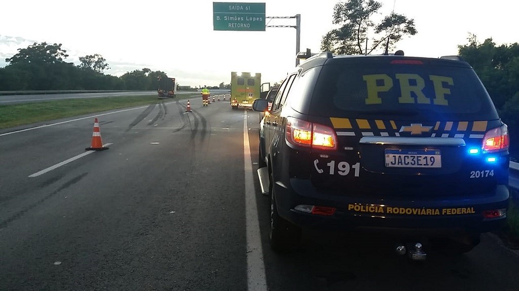  Uruguaio morre após acidente na BR-392, em Pelotas