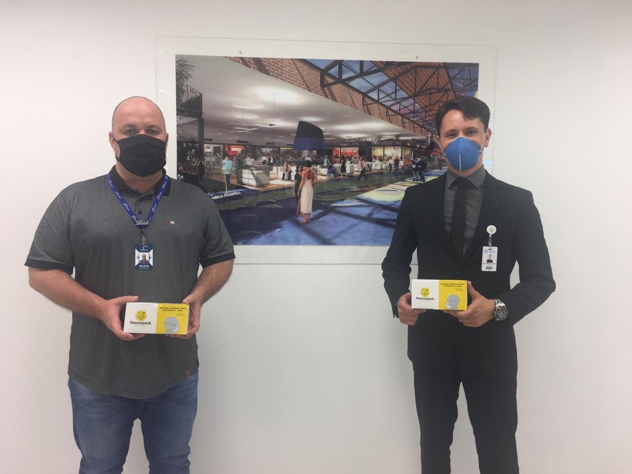 Praça Shopping realiza a doação de máscaras cirúrgicas para a Santa Casa