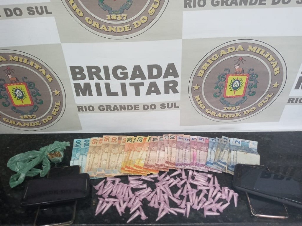 BM prende casal por tráfico de entorpecentes em Rio Grande