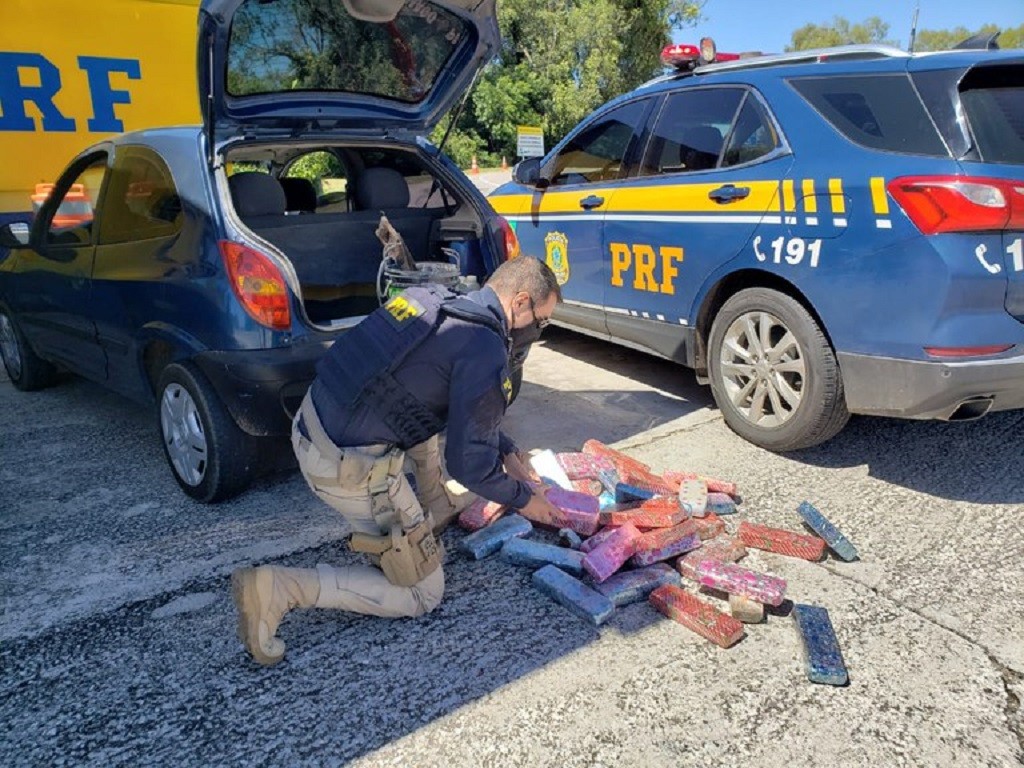 Com mais de 40 ocorrências em seu histórico, traficante é preso pela PRF em Pelotas
