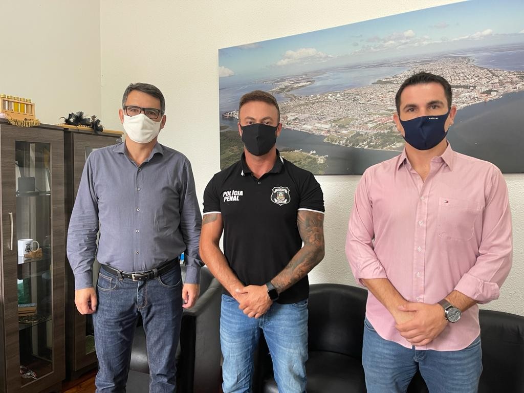Diretor da Perg se reúne com Executivo Municipal para ampliar trabalho prisional e pedir apoio na vacinação dos servidores