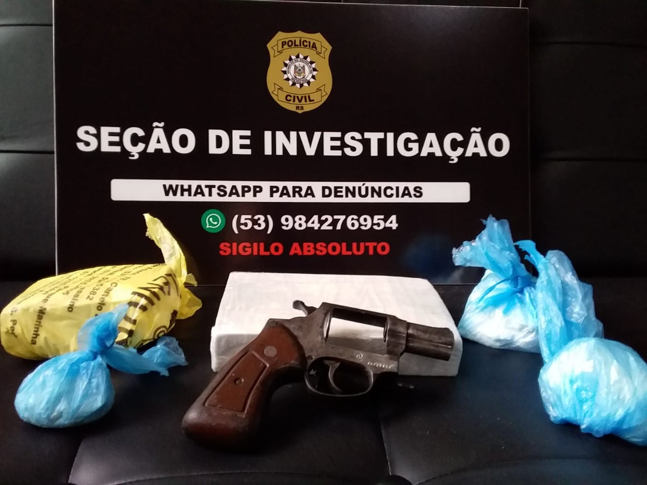 Polícia Civil prende homem por tráfico de drogas e posse de arma de fogo no Parque Marinha