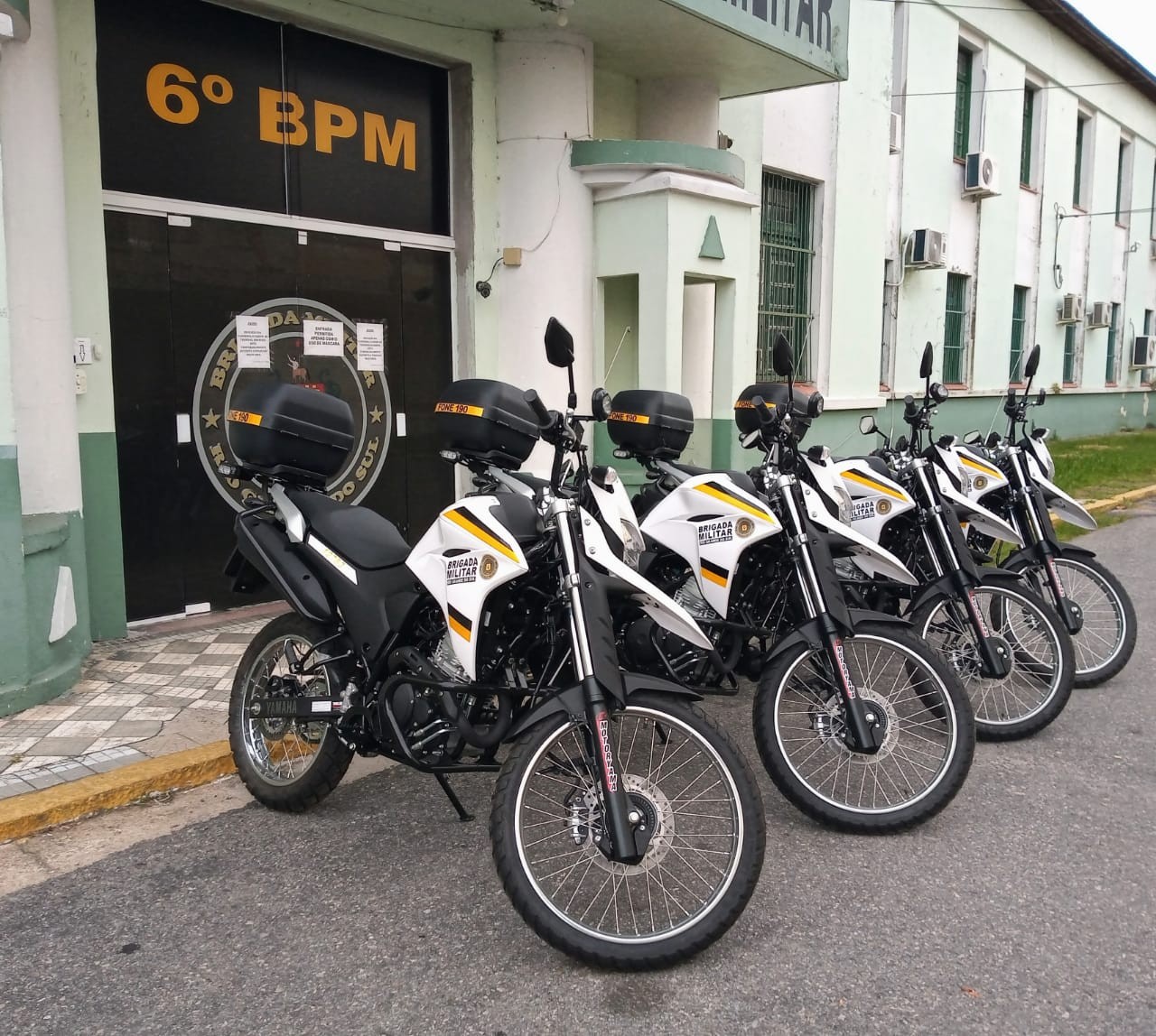 Estado envia quatro motos para o 6ºBPM