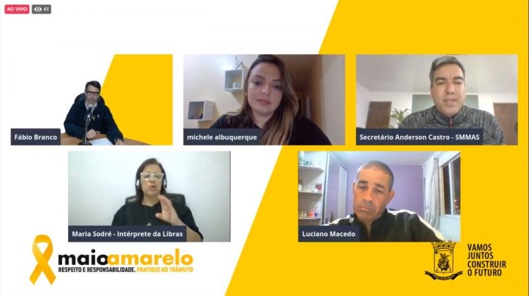 Prefeitura do Rio Grande realiza primeira live do cronograma alusivo ao Maio Amarelo 2021