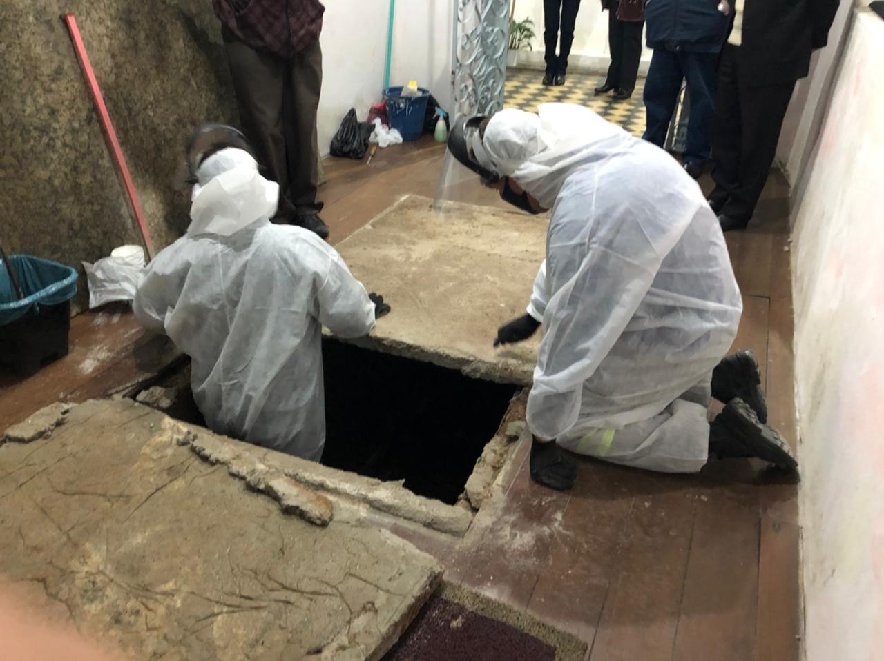  Diocese do Rio Grande faz a exumação dos restos mortais de Dom Frederico Didonet