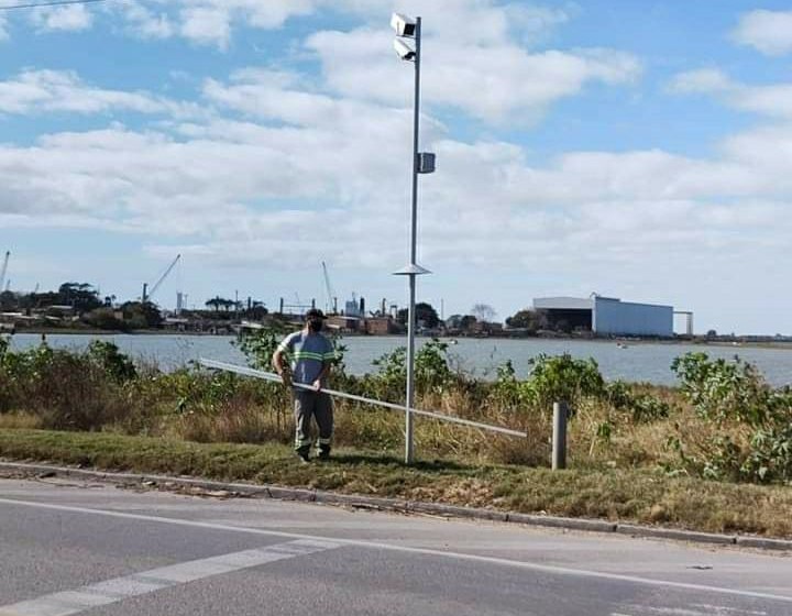 Ecosul instala radar de velocidade no 'S da Morte' da BR-392, próximo à Santa Tereza