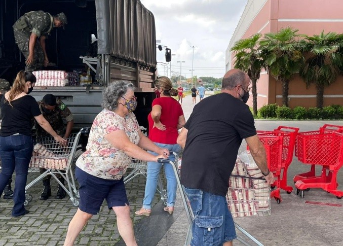 Campanha Pacto Pela Vida deve ter arrecadado mais de 15 toneladas de alimentos, estimam organizadores