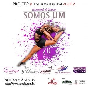 #TeatroMunicipalAgora: Espetáculo de dança 'Somos Um' será apresentado na quinta-feira (20)