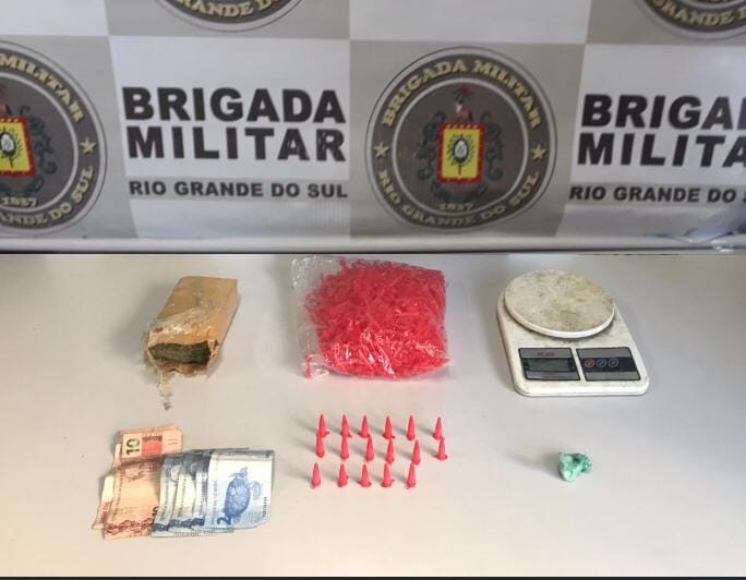 Brigada Militar prende homem por tráfico de entorpecentes em Rio Grande