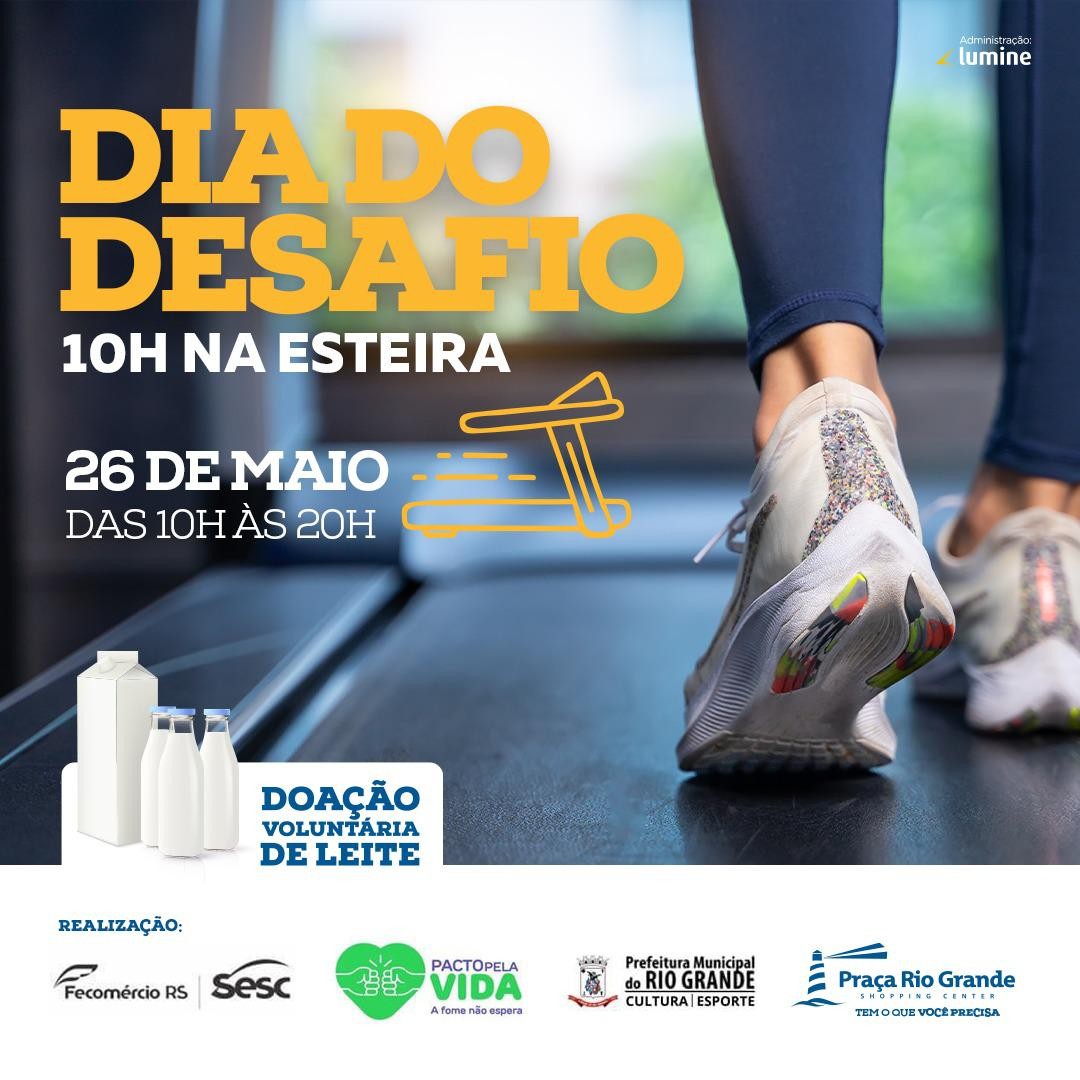 Dia do Desafio 2021 será celebrado com 10h de corrida no Praça Shopping