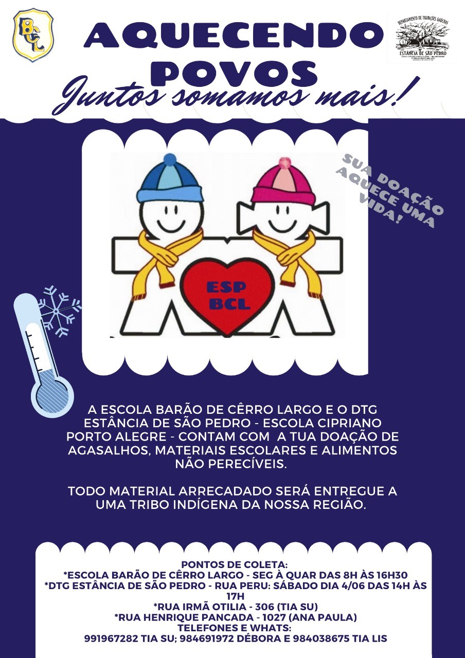 Campanha solidária visa auxiliar tribo indígena de Rio Grande