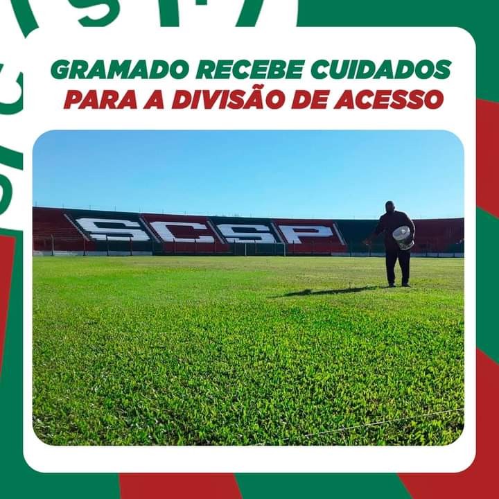 Gramado do Estádio Aldo Dapuzzo recebe cuidados para a Divisão de Acesso