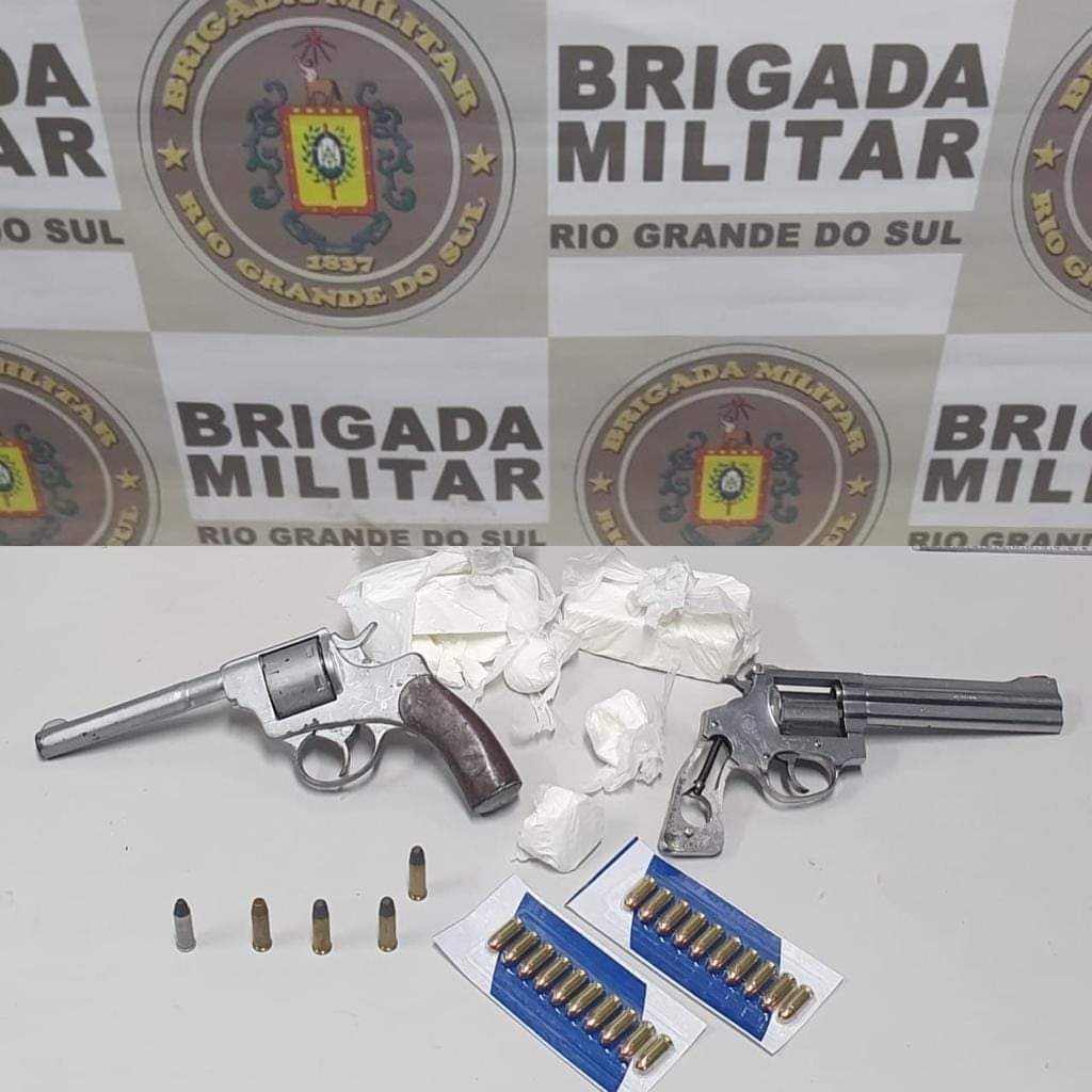 Três prisões por porte ilegal de arma de fogo foram realizadas em Rio Grande no sábado (3)