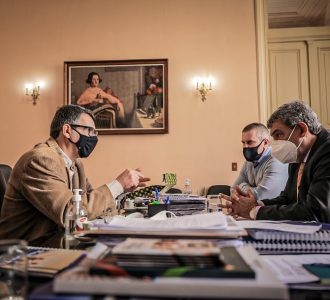 Prefeitos de Rio Grande e Porto Alegre debatem melhorias no transporte coletivo