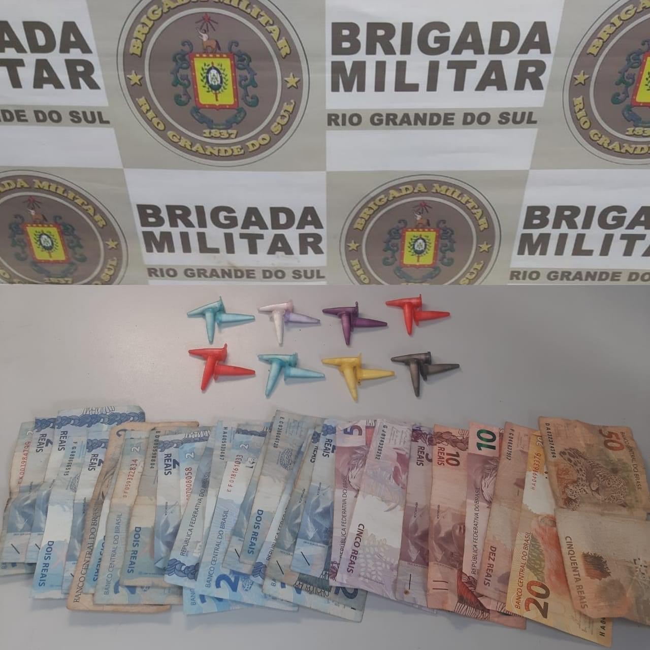 Dois homens são presos por tráfico de drogas no sábado (17) em Rio Grande