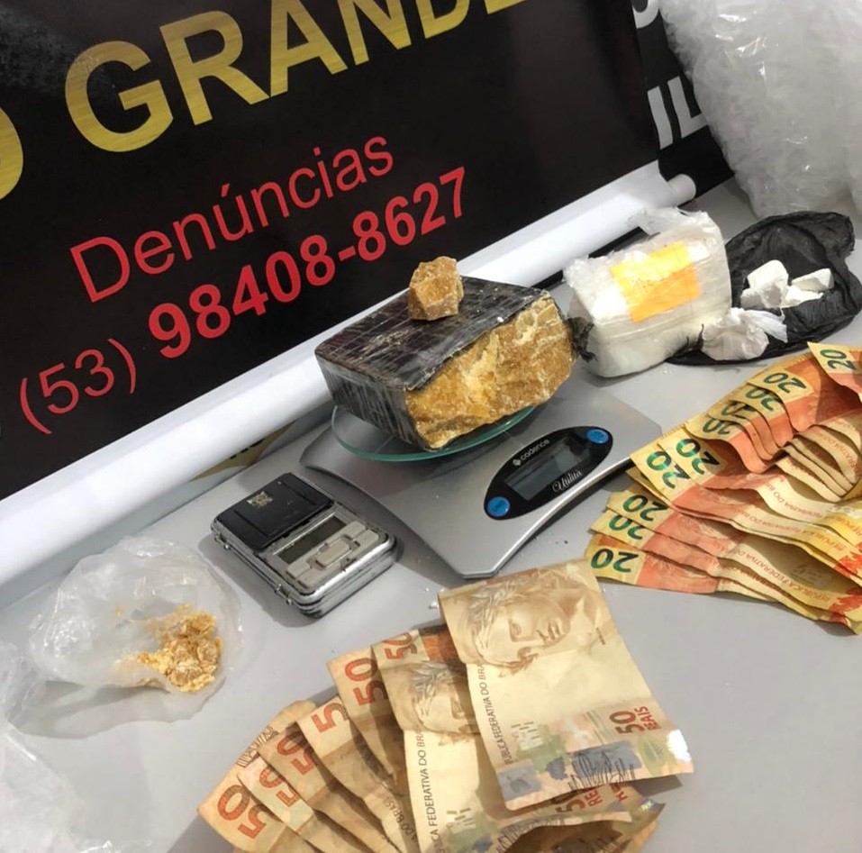 Polícia Civil prende homem por tráfico de drogas no bairro Castelo Branco