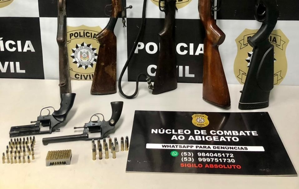 PC prende homem e apreende armas utilizadas para abigeato em Rio Grande