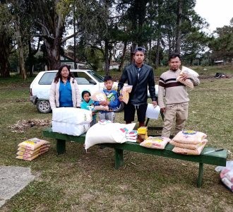 Emater/RS-Ascar de Rio Grande realiza entrega de kits de alimentação para indígenas