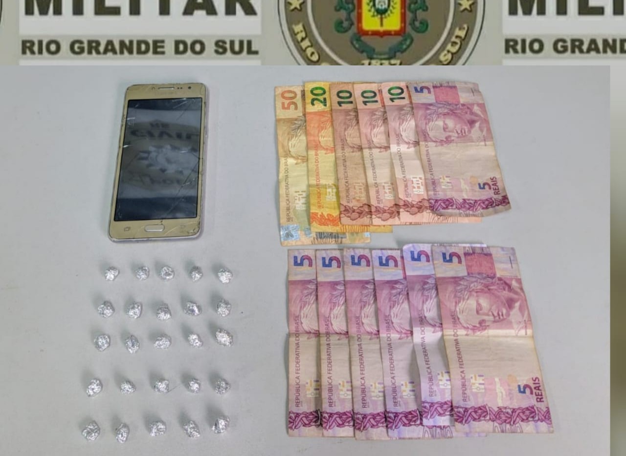 6° BPM prende homem por tráfico de entorpecentes em Rio Grande
