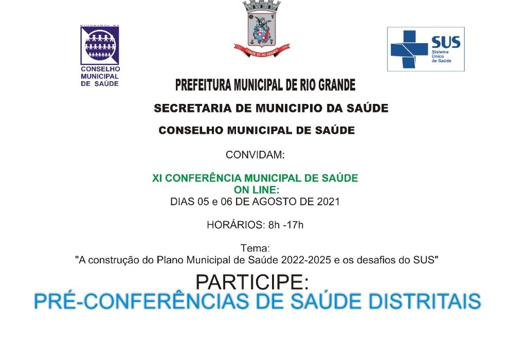 Rio Grande realiza pré-conferência da Saúde nesta terça-feira (20)