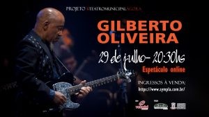 #TeatroMunicipalAgora: músico Gilberto Oliveira se apresentará no espetáculo da próxima quinta-feira (29)