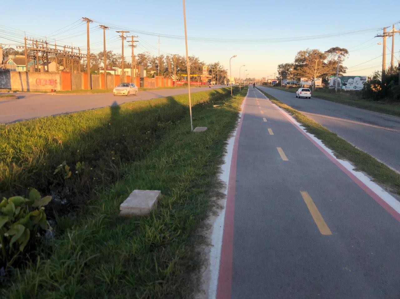  Valeta lateral à ciclovia do Bolaxa será fechada; convênio  com o Daer foi assinado na última quarta-feira (28)