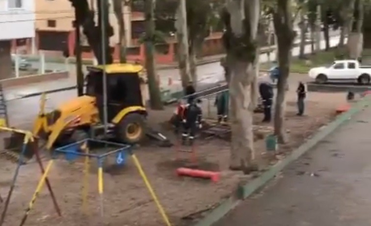 Iniciam as obras para a construção da nova praça inclusiva no Balneário Cassino; confira o vídeo