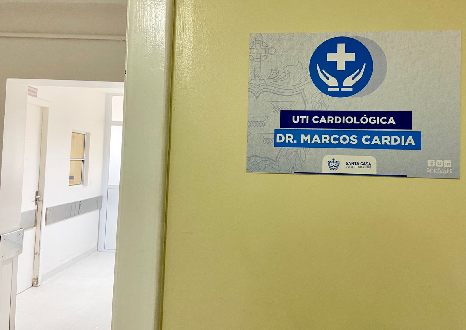UTI do Hospital de Cardiologia, em Rio Grande, recebe o nome de Dr. Marcos Cardia