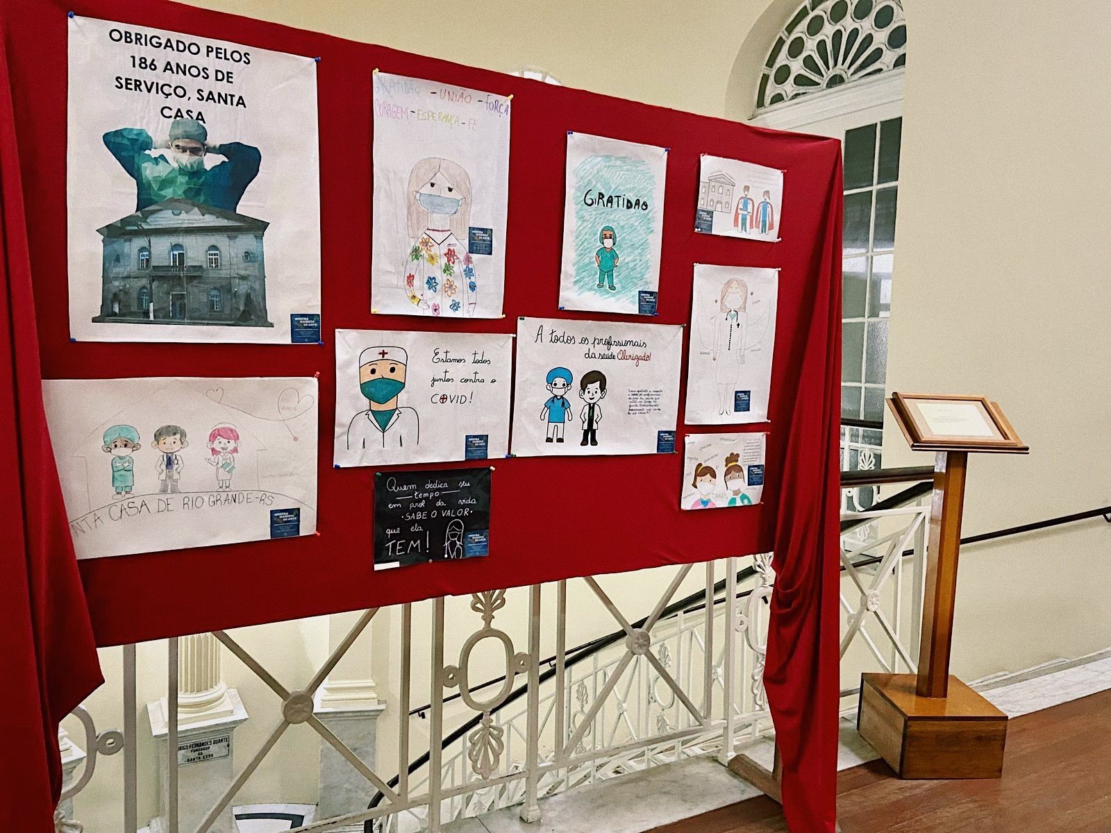 Santa Casa do Rio Grande expõe Mostra de Arte Marista com criações dos estudantes do Marista São Francisco