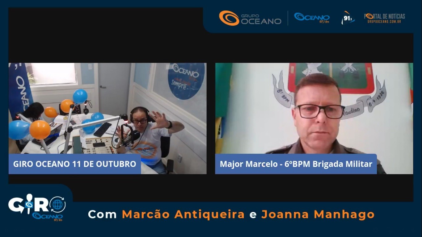Tivemos um pico em setembro, mas os números seguem menores do que em 2020, afirmou o comandante do 6ºBPM sobre a criminalidade na cidade