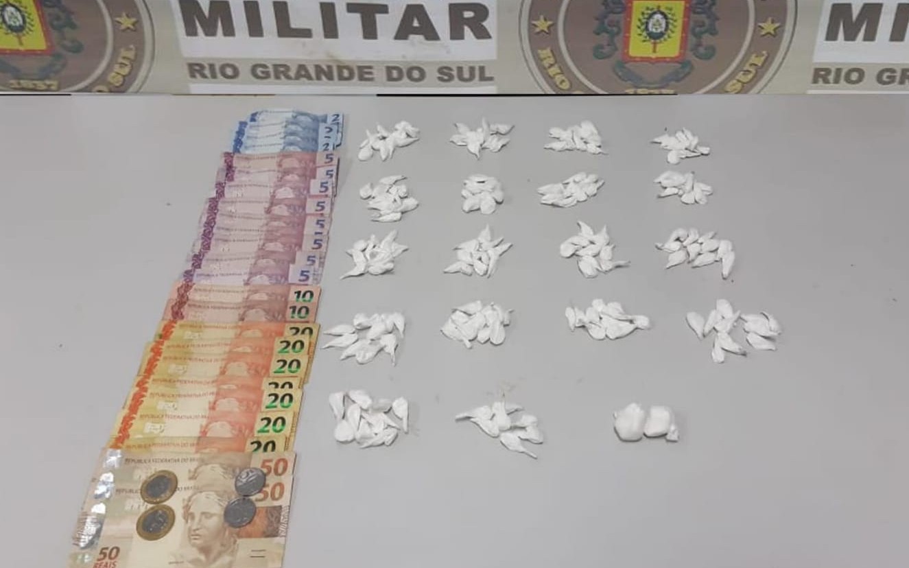 Homem é preso por tráfico de drogas no bairro São Miguel, em Rio Grande