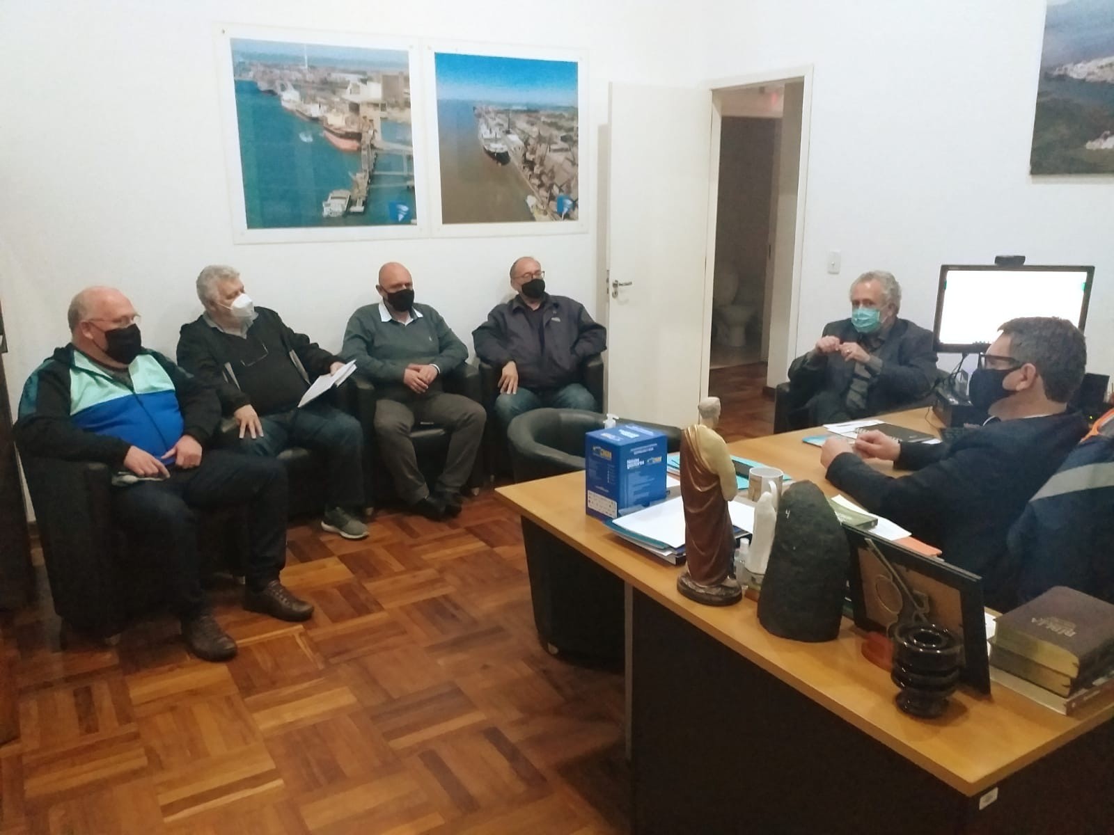 Prefeito Fábio Branco debate com a Sismurg alterações na Previrg