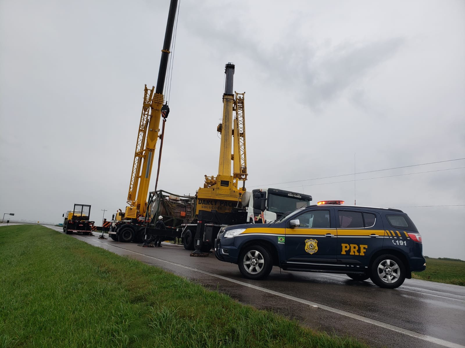 Tráfego liberado na BR-392, no trecho entre Rio Grande e Pelotas