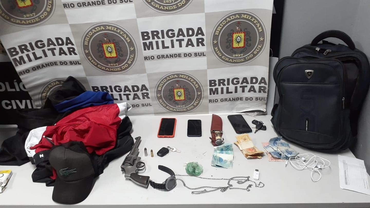 Homem é preso pela Brigada Militar após roubar veículo em Rio Grande