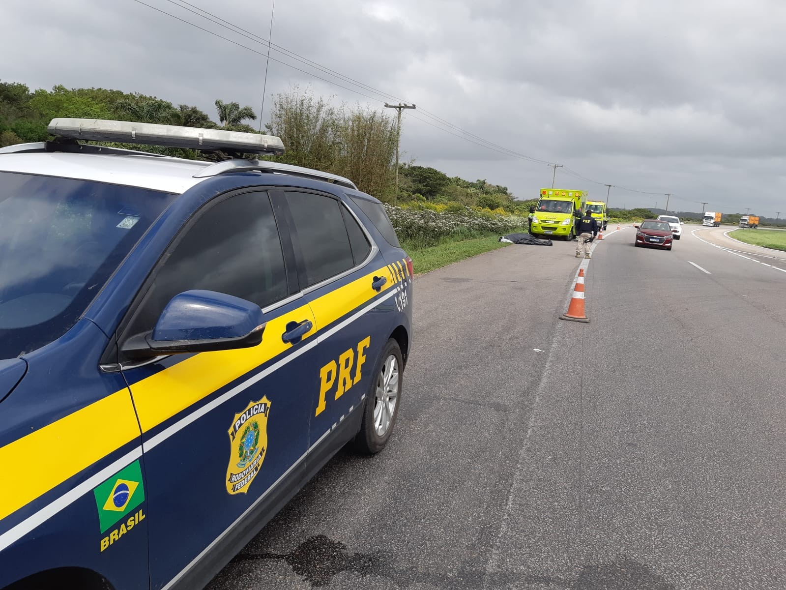 Motociclista de 44 anos morre após acidente no Trevo, em Rio Grande