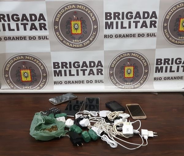 Brigada Militar realiza apreensão de drogas na Penitenciária Estadual de Rio Grande