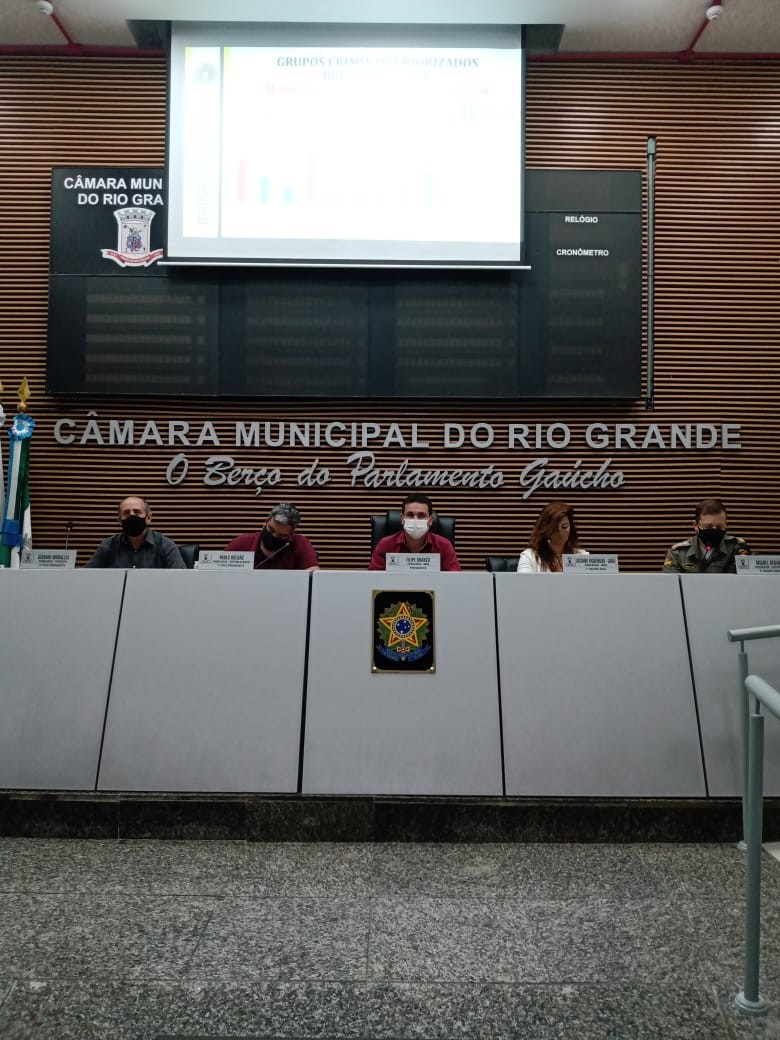 Câmara do Rio Grande realiza debate sobre segurança pública no município