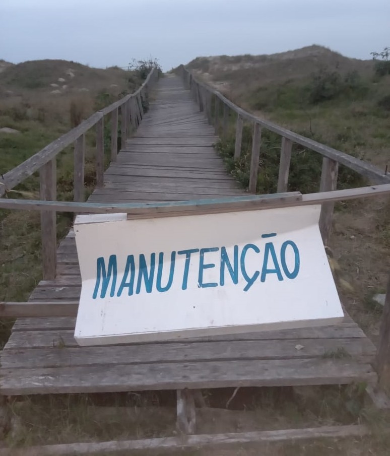 Manutenção da passarela do Cassino depende da liberação da Fepam, diz gestor da SMC, Sandro Boka