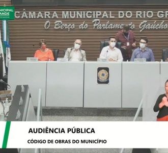 Prefeitura apresenta projeto de reformulação do Código de Obras da cidade do Rio Grande na Câmara Municipal