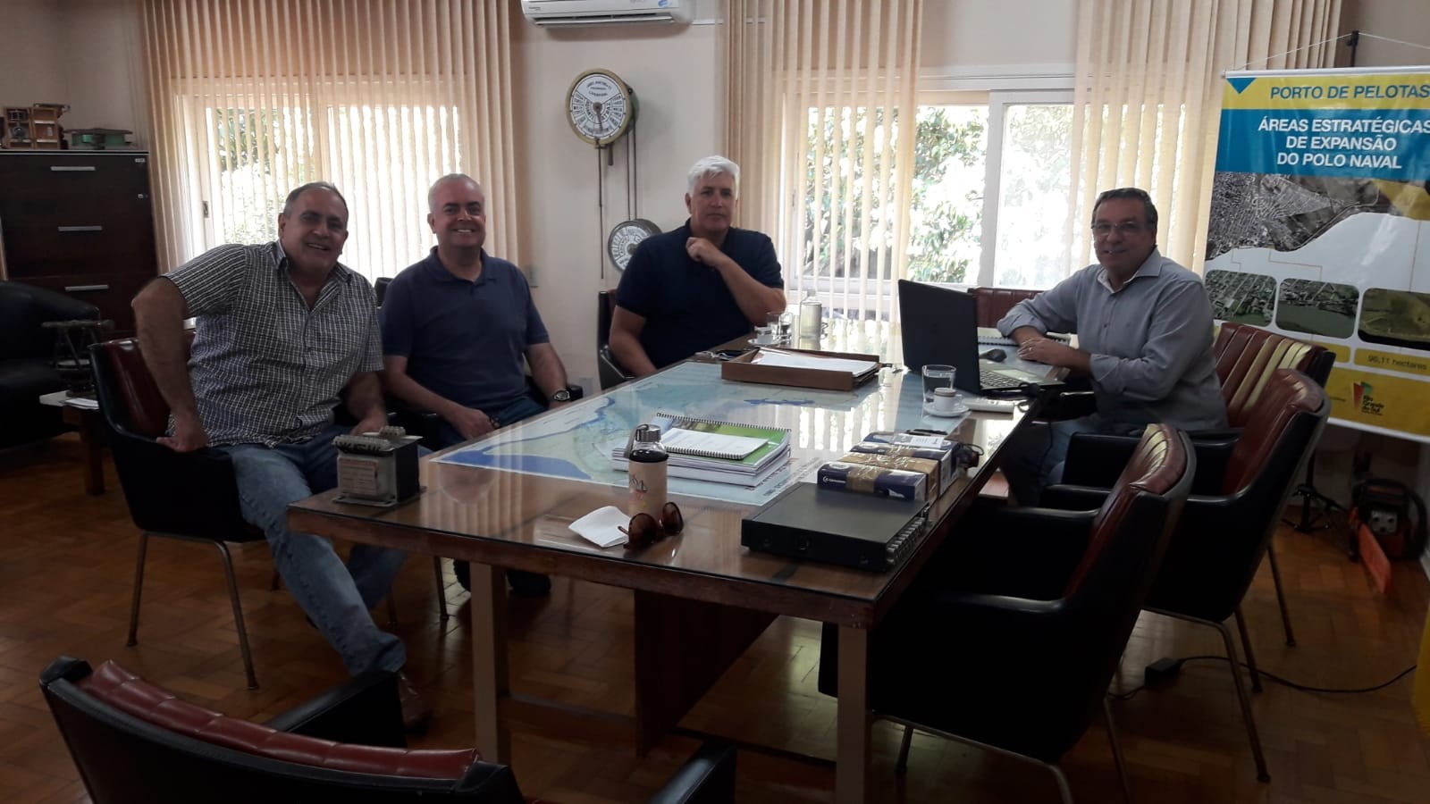 Superintendente da Portos RS visita o Porto de Pelotas