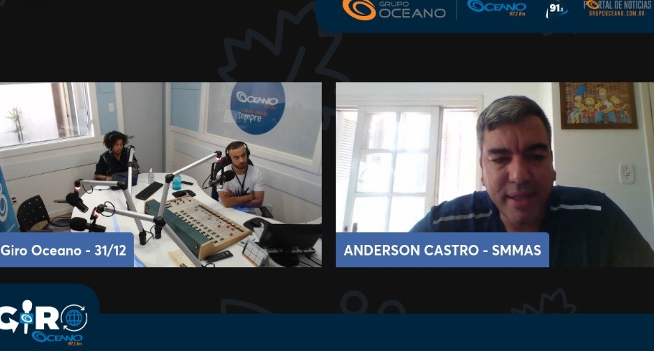 Confiem no trabalho das Forças de Segurança, diz secretário Anderson Castro durante entrevista ao Giro Oceano