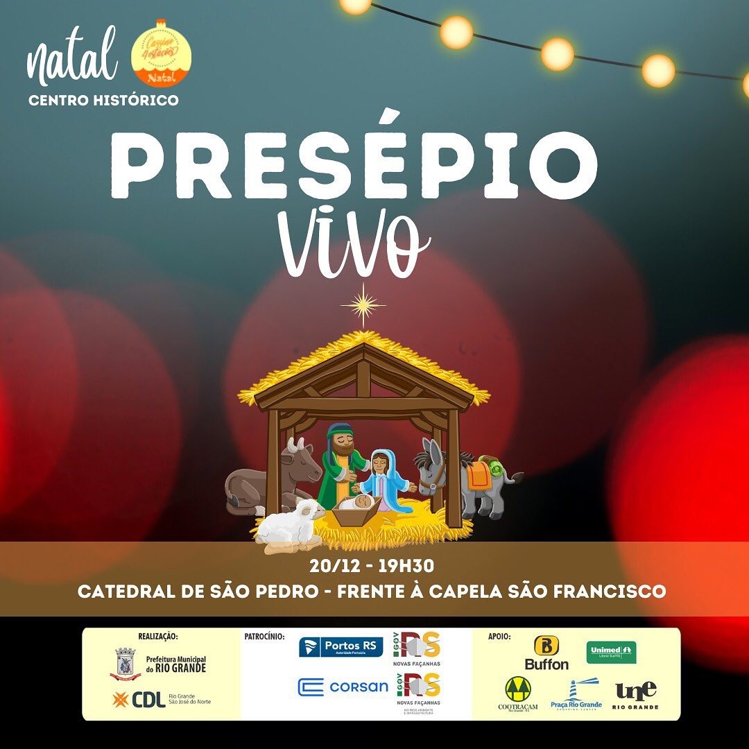 Presépio Vivo será uma das atrações de hoje, na última semana do Ondas de Natal 