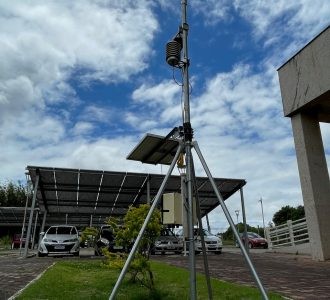 Estação meteorológica opera junto à Secretaria do Meio Ambiente
