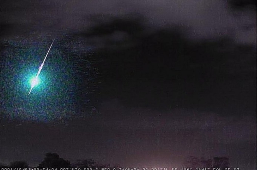 Explosão de meteoro é registrada em Bagé, na região da Campanha