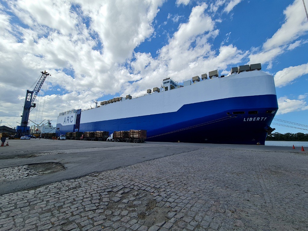 Porto do Rio Grande realiza mais uma operação com navios do tipo Roll on Roll off
