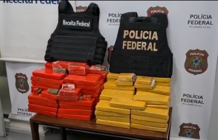 Polícia Federal prende dois homens com mais de 70 kg de maconha em Santa Vitória do Palmar
